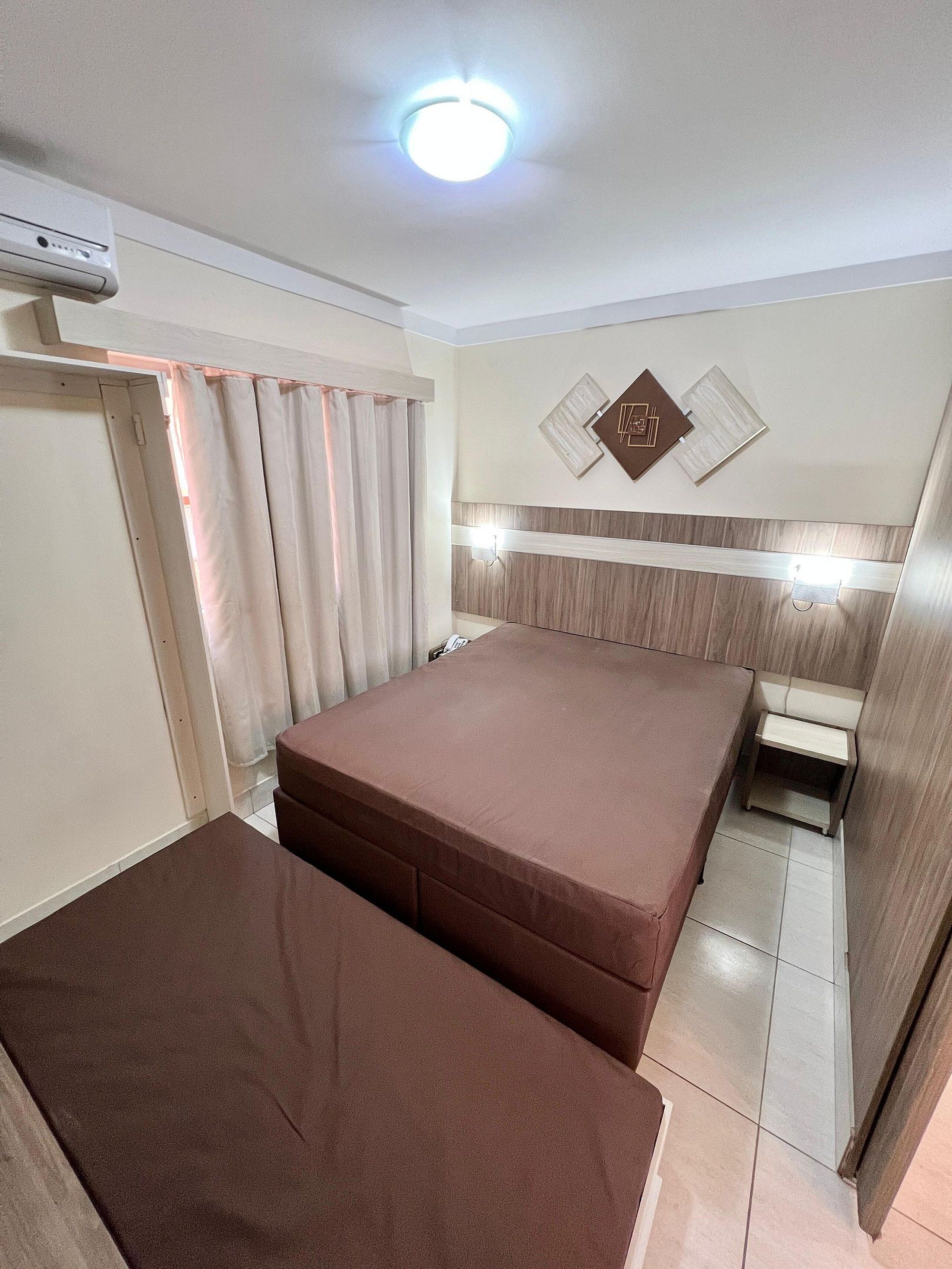 Apartamento | Cortinas blackout, Wi-Fi de cortesia