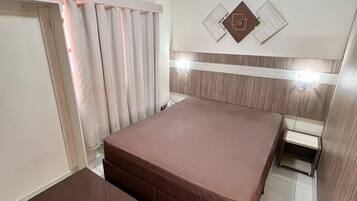 Apartamento | Cortinas blackout, Wi-Fi de cortesia