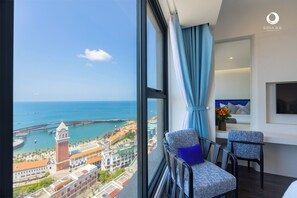 Luxury Apartment, 3 Bedrooms, Balcony, Sea View | Beach/ocean view