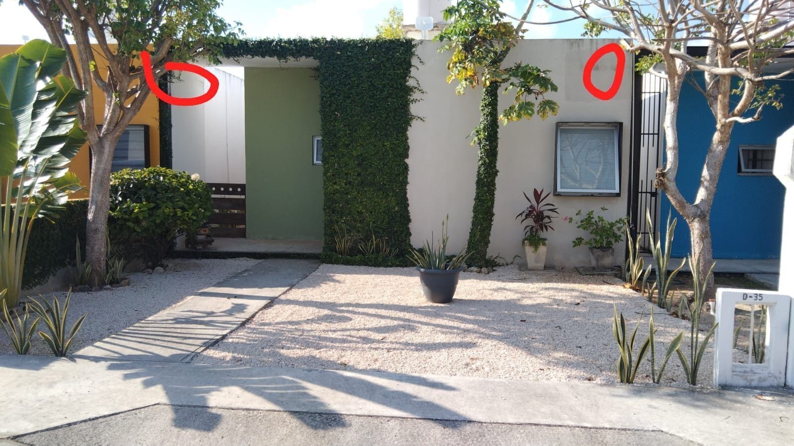 Enceinte de l’hébergement