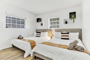 5 bedrooms, iron/ironing board, travel cot, free WiFi