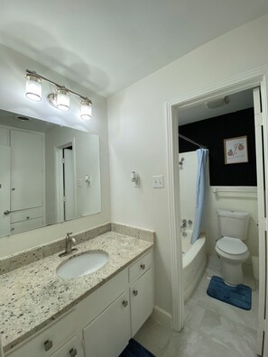 Towels, soap, toilet paper