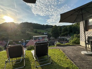 Terrace/patio - Holiday home in the Thuringian Forest (Langenbach)