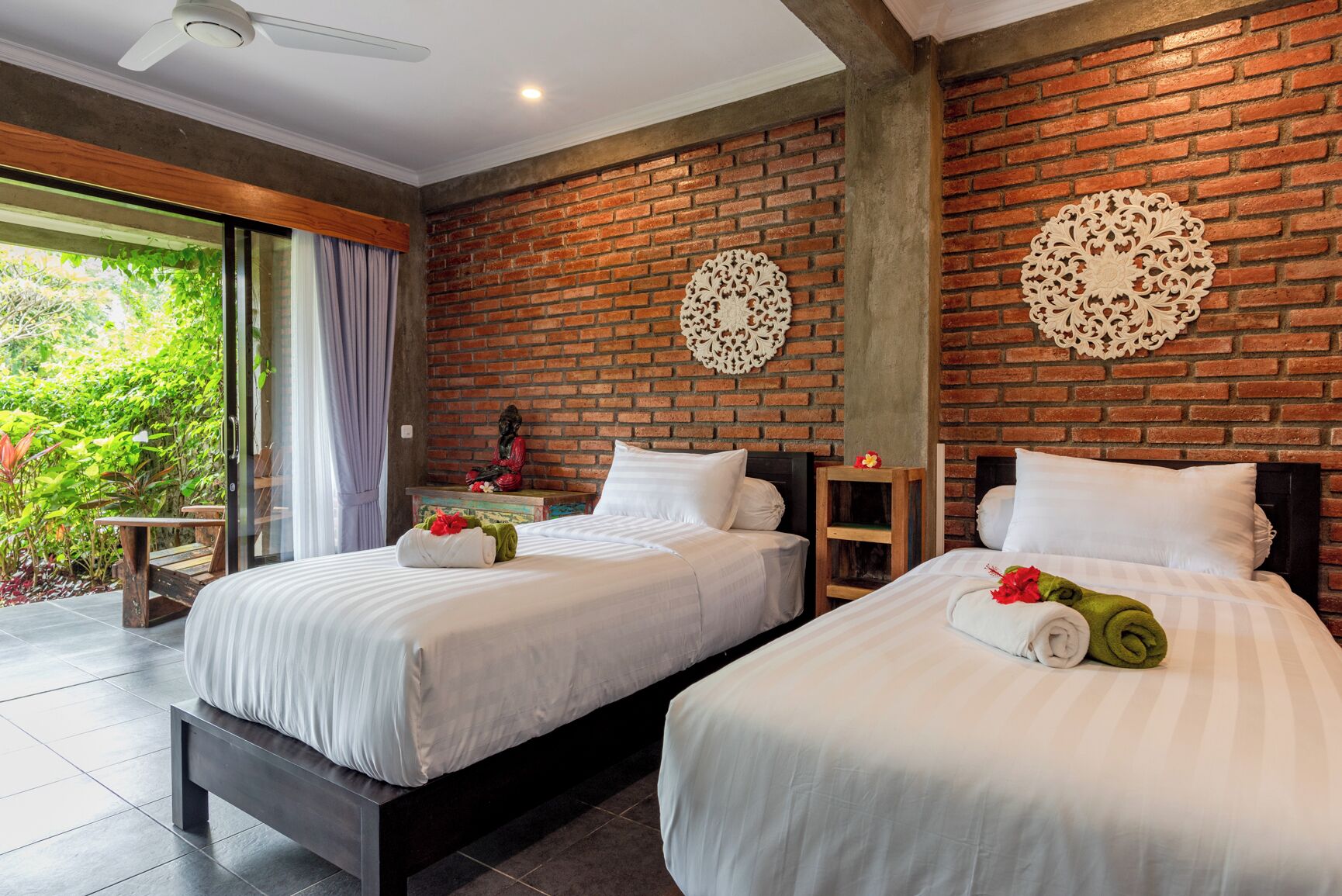 Standard Twin Room, Garden View | In-room safe, blackout drapes, soundproofing, free WiFi