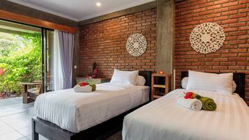 Standard İki Ayrı Yataklı Oda, Bahçe Manzaralı | Odada kasa, güneşlik/perde, ses yalıtımı, ücretsiz kablosuz İnternet