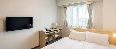 1 slaapkamer, een bureau, een strijkplank/strijkijzer, gratis wifi