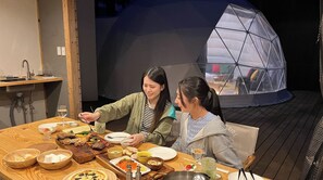 Dining - Dome tent Luxurious dinner 1 night 2 meals includ / Nasugun Tochigi (Nasugun)