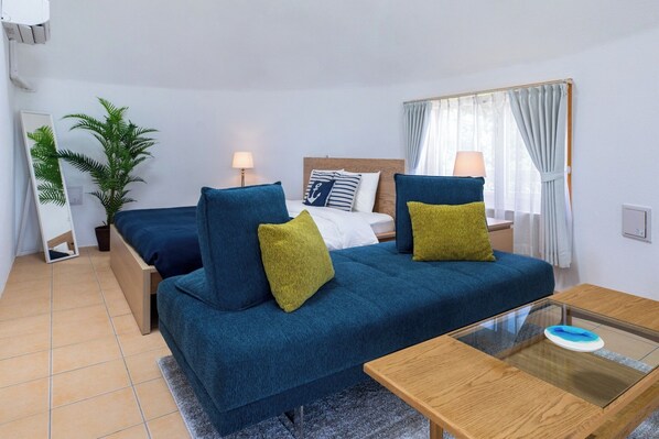 1 habitación, tabla de planchar con plancha, wifi gratis y ropa de cama 