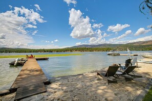 Beach - Hot Tub, Deck & Mtn Views: Nine Mile Falls Duplex (Nine Mile Falls)