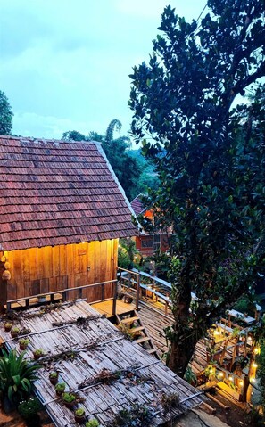 Maison Signature, balcon, vue montagne | Vue sur les montagnes