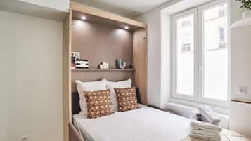 Appartement | 1 slaapkamer, een strijkplank/strijkijzer, beddengoed