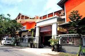 Majoituspaikan julkisivu