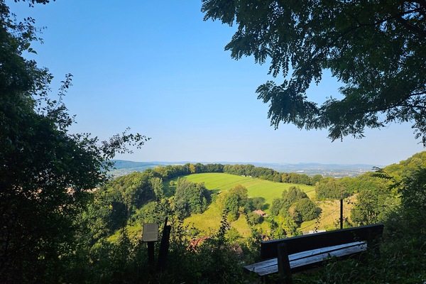 Blick von der Unterkunft