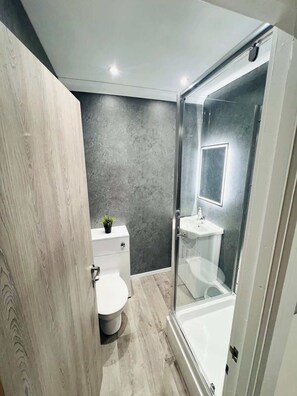 Shower, hair dryer
