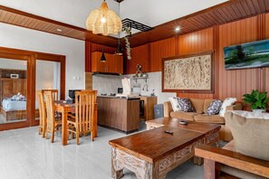 Villa, 2 Bedrooms, Private Pool | Living area