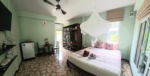 룸, 침실 1개, 정원 전망 | 1 개의 침실