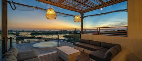 Terrasse sur le toit