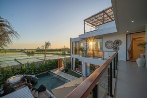 Family Villa, Pool View | Balcony view