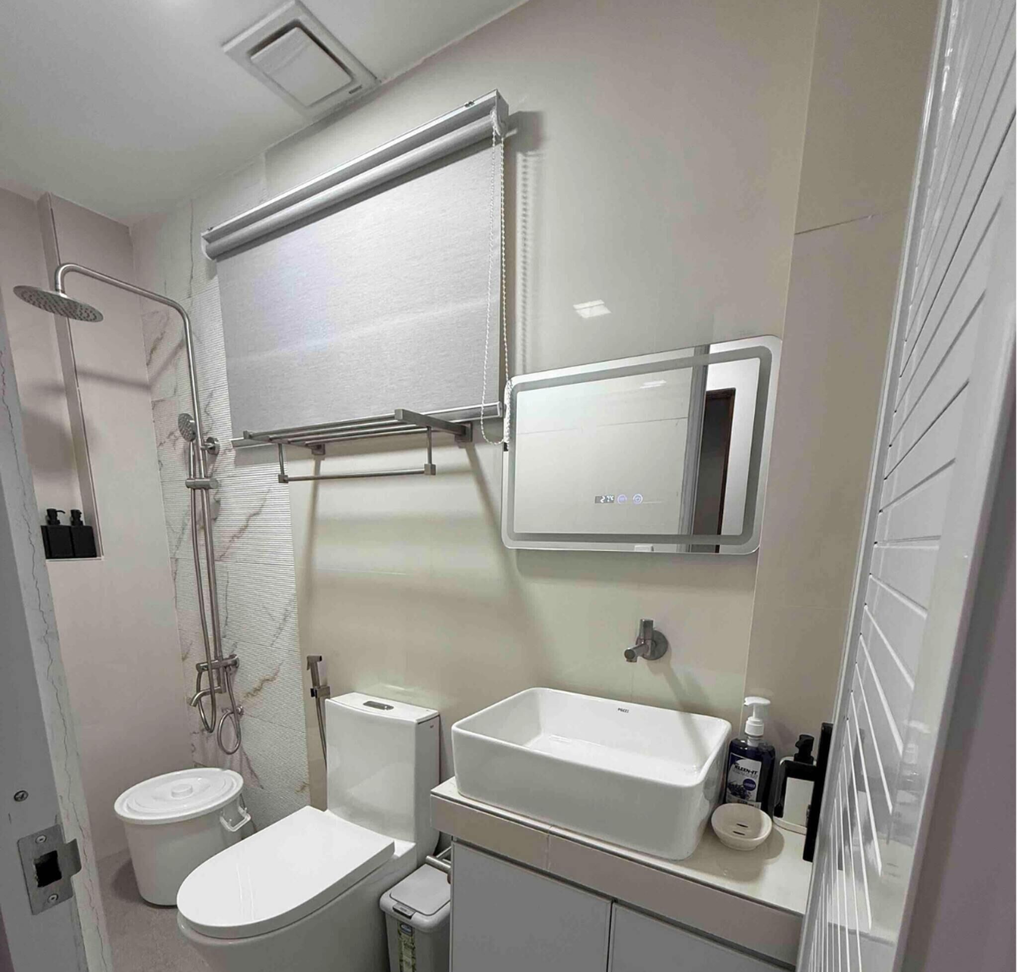Maison, 2 chambres, fumeurs, patio | Salle de bain