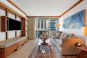 TV, offices - Amazing 1BR Apt - Beach view & Free Parking (Miami Beach)