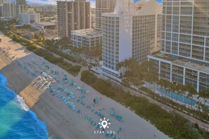 Exterior - Amazing 1BR Apt - Beach view & Free Parking (Miami Beach)
