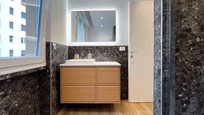 Shower, hair dryer