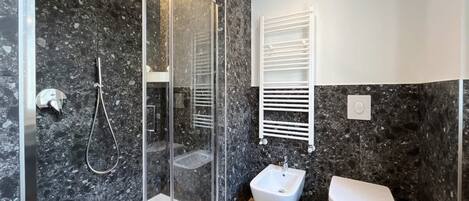 Shower, hair dryer