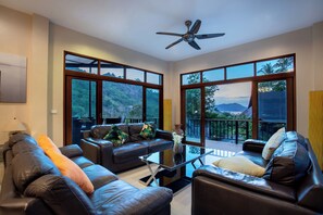 Villa, Private Pool, Hill View | Living area