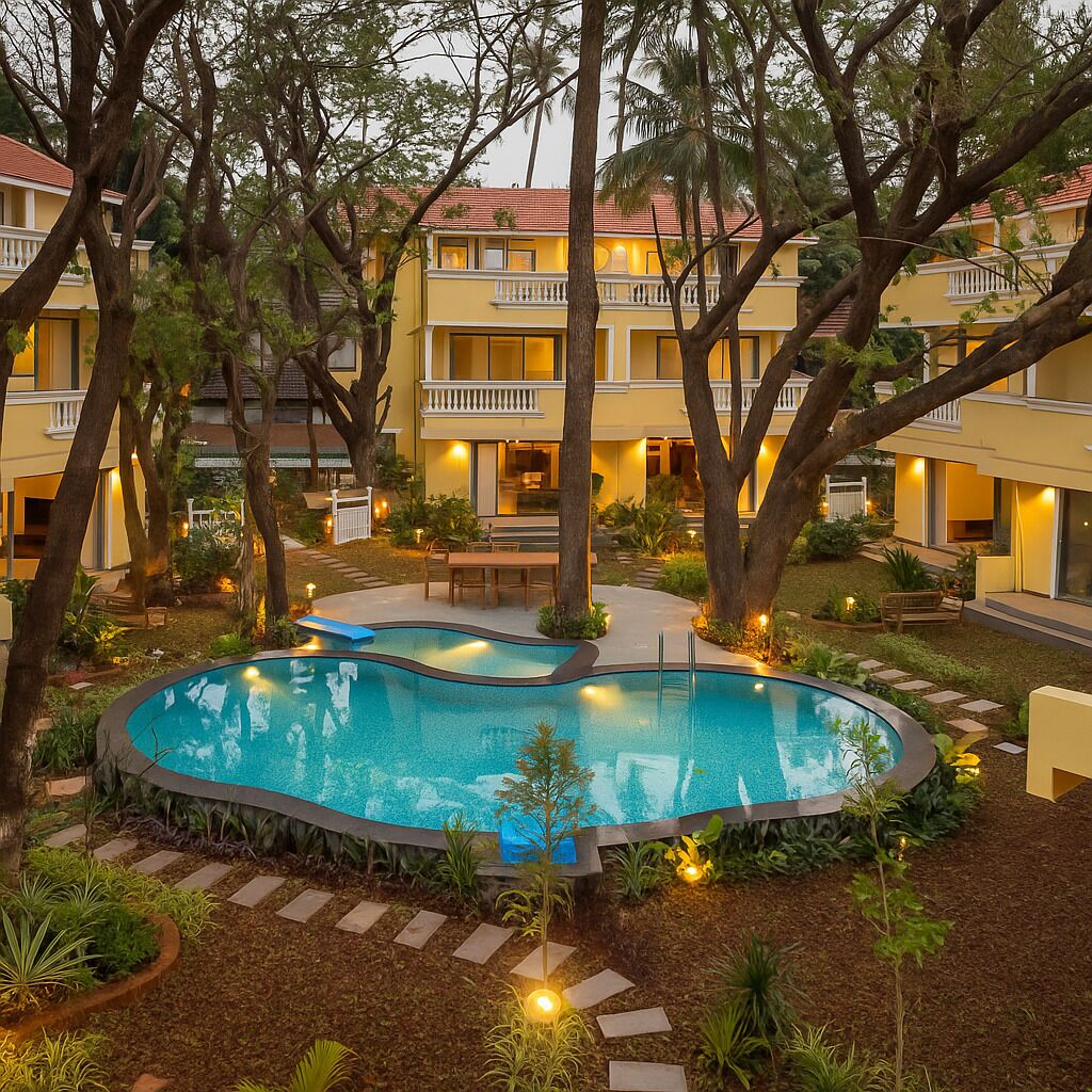 Fassade der Unterkunft