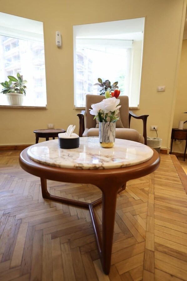 Lobby sitting area