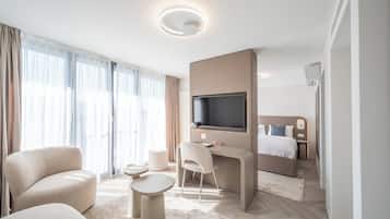 Studio Suite, City View | Wi-fi percuma, cadar katil