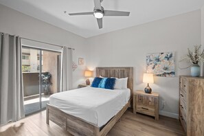 2 bedrooms, desk, free WiFi, bed sheets