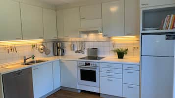 Kühlschrank, Ofen, Herdplatte, Geschirrspüler