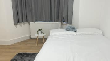 3 sovrum och sängkläder