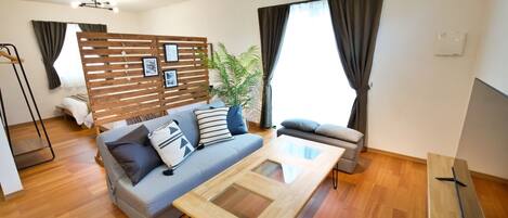 Blackout curtains, iron/ironing board, free WiFi