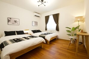 Apartemen | Tirai kedap cahaya, setrika/meja setrika, dan Wi-Fi gratis