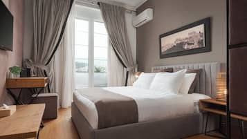 3 habitaciones, tabla de planchar con plancha y cuna de viaje