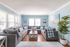 Televisie en een open haard