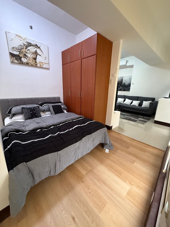 Chambre, 1 chambre, accessible aux personnes à mobilité réduite, vue ville