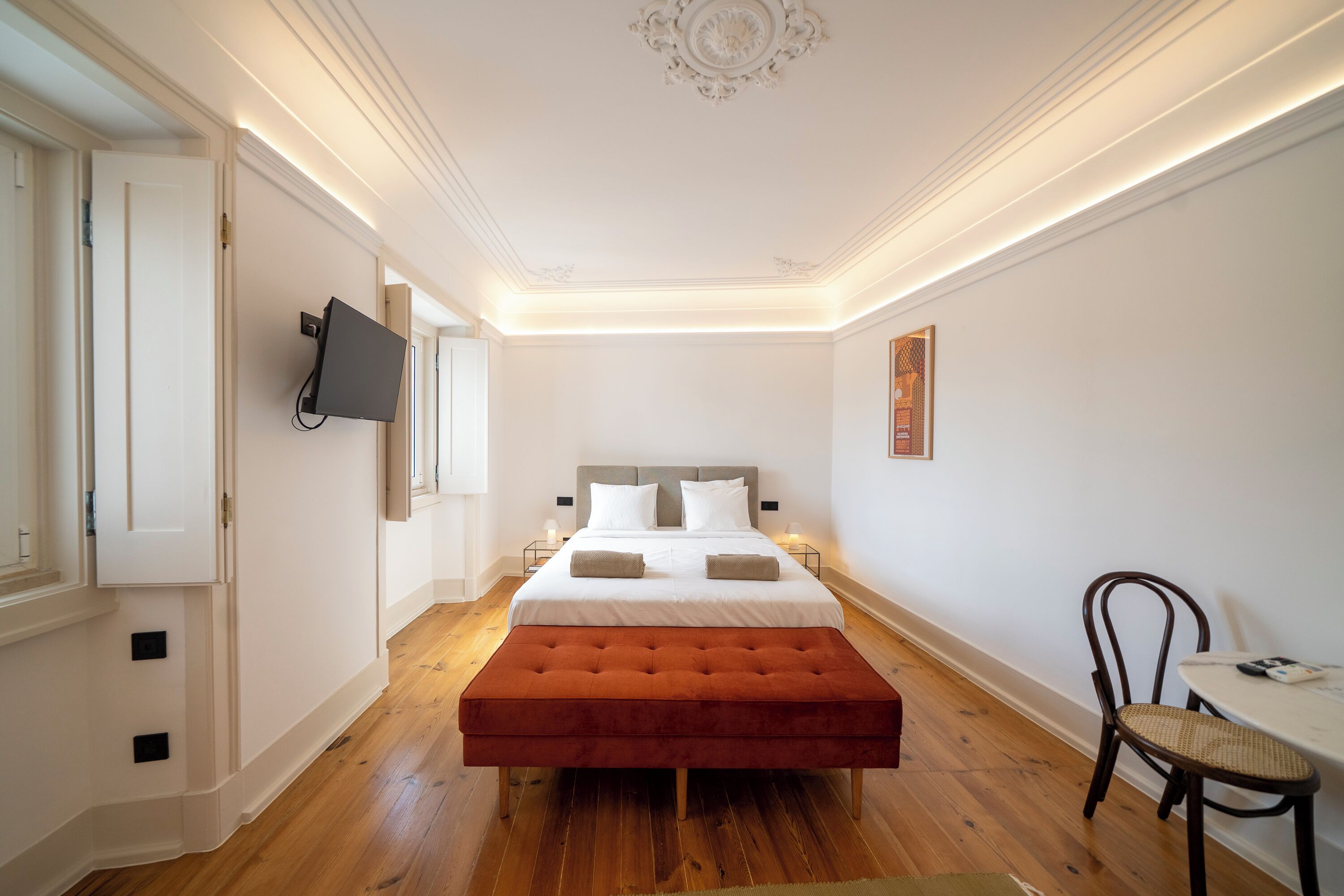 Down duvets, individually decorated, individually furnished