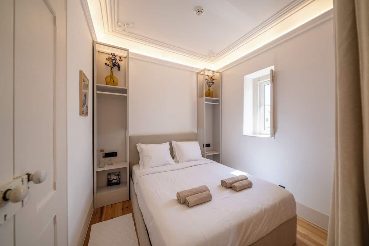 Down duvets, individually decorated, individually furnished