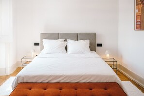 Deluxe Double Room, 1 Queen Bed, Kitchenette, City View | Down comforters, individually decorated, individually furnished
