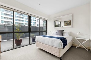 2 bedrooms, iron/ironing board, travel crib, WiFi