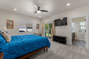 3 bedrooms, desk, iron/ironing board, free WiFi