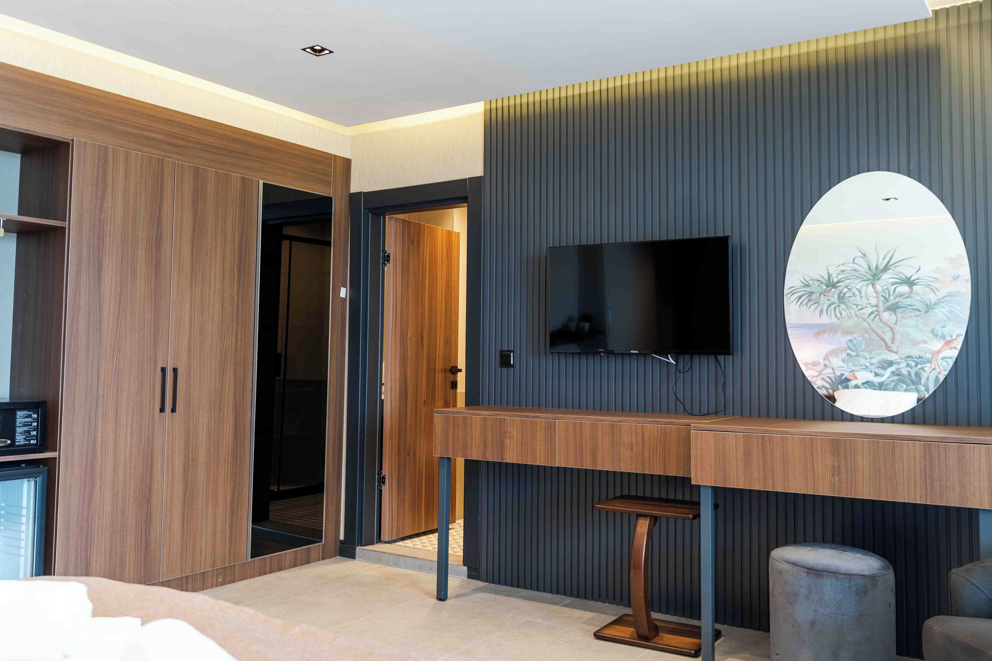 Comfort kamer, balkon | Een bureau, een laptopwerkplek, gratis wifi