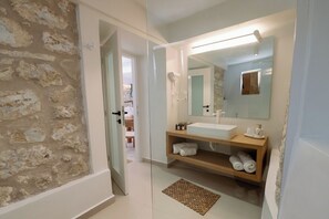 Suite, Meerblick | Badezimmer