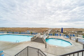 Indoor pool, a heated pool