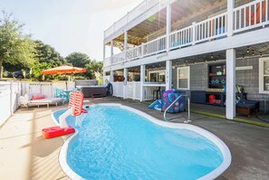 Pool - Pool & Spa, Game Rm, Walking Distance to Beach & Shops (Duck)