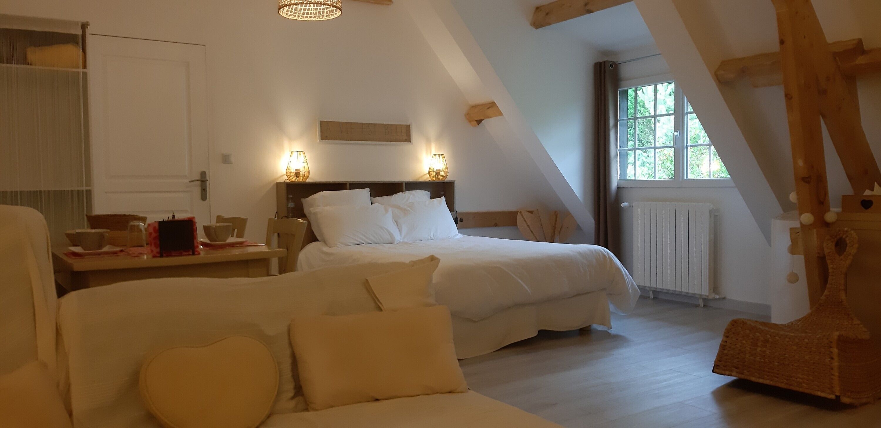 1 chambre, Wi-Fi, draps fournis