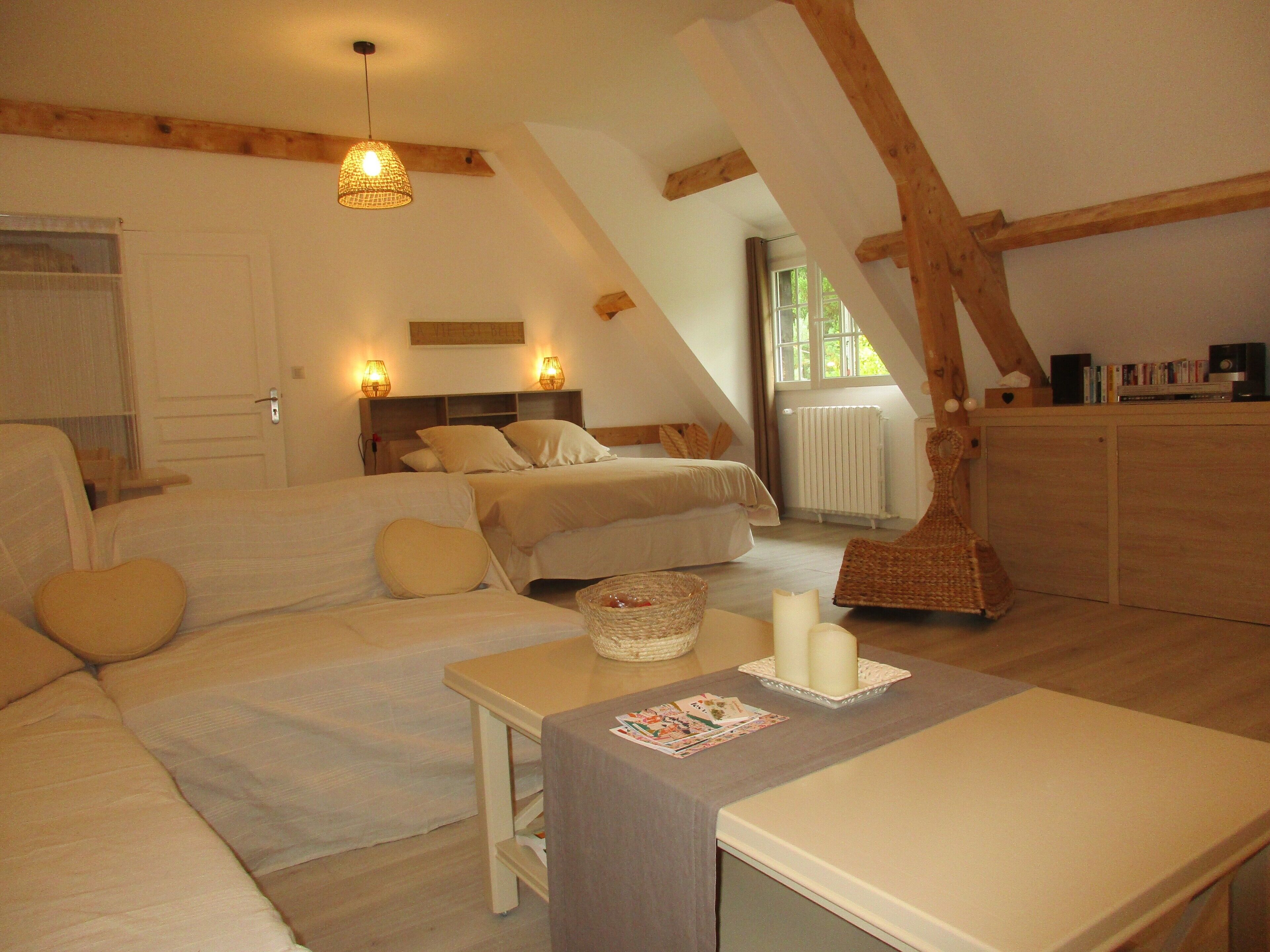 1 chambre, Wi-Fi, draps fournis